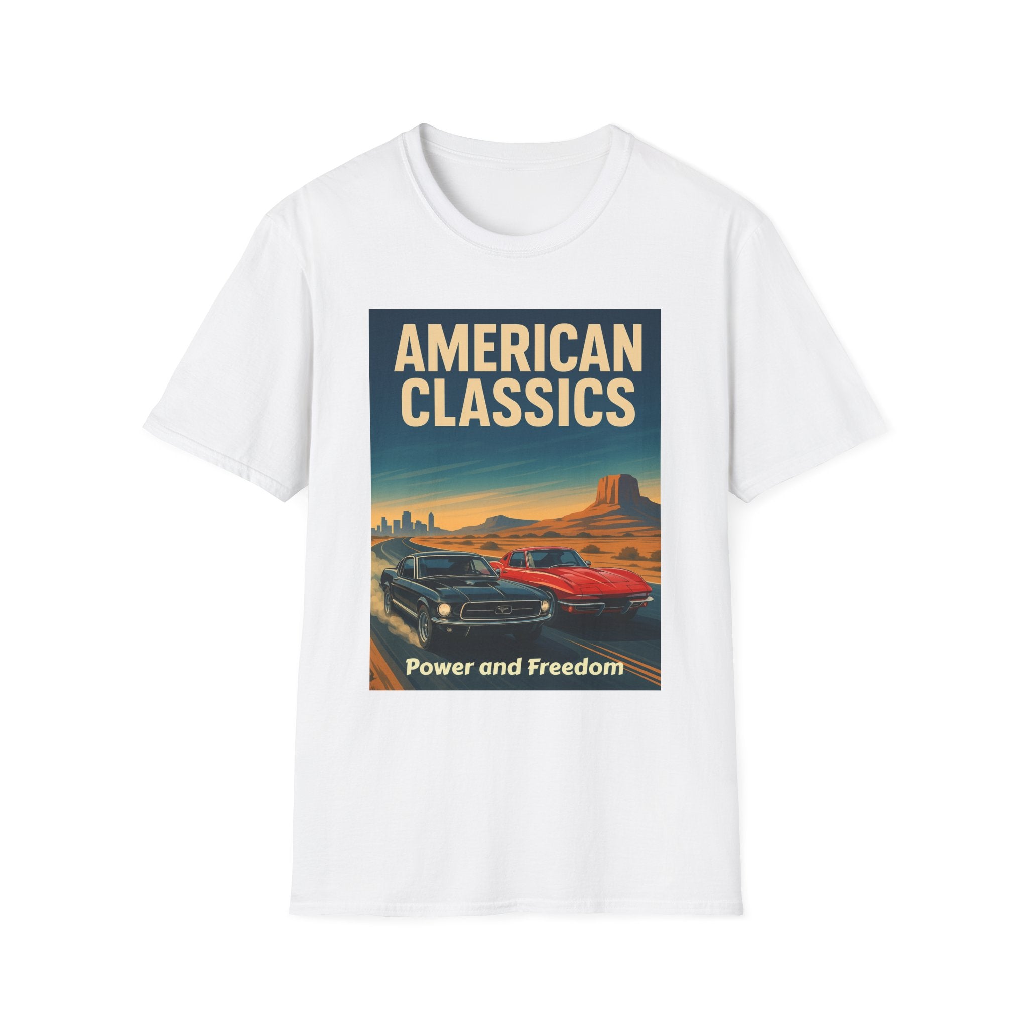 Classic Cars Unisex Softstyle T-Shirt