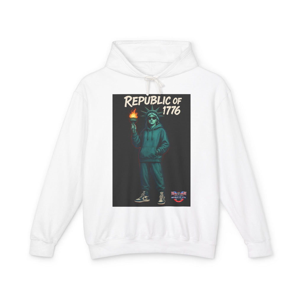 Lady Liberty Kicks Unisex Lightweight Hoodie