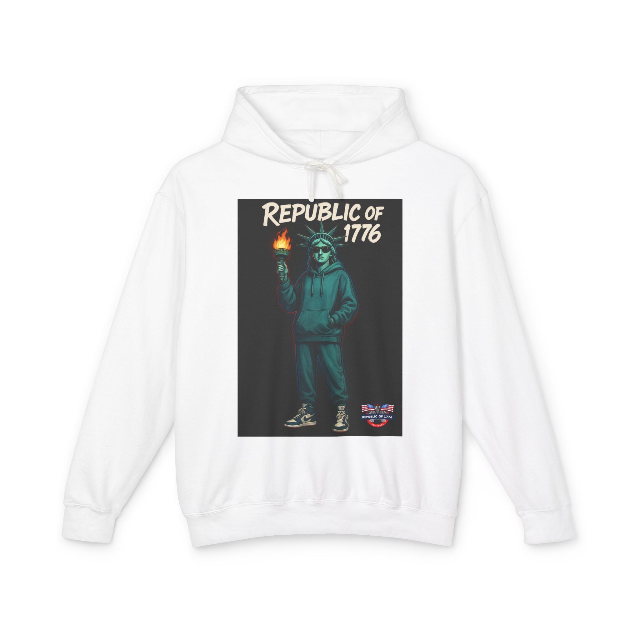 Lady Liberty Kicks Unisex Lightweight Hoodie