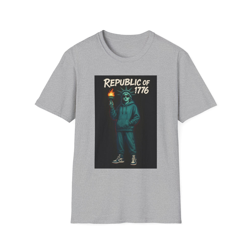 Lady Liberty Kicks Unisex Softstyle T-Shirt