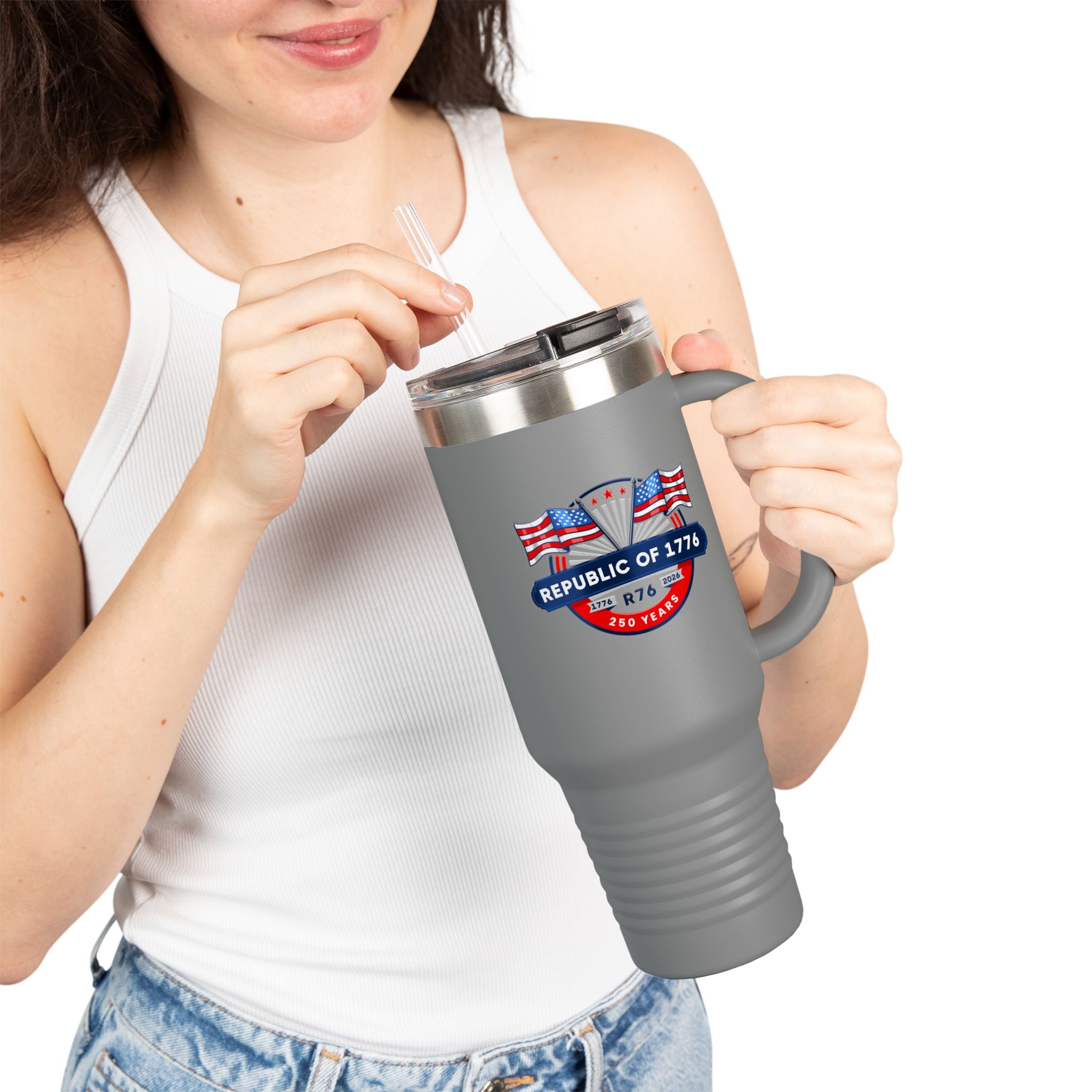 Republic of 1776  Insulated Travel Mug, 40oz