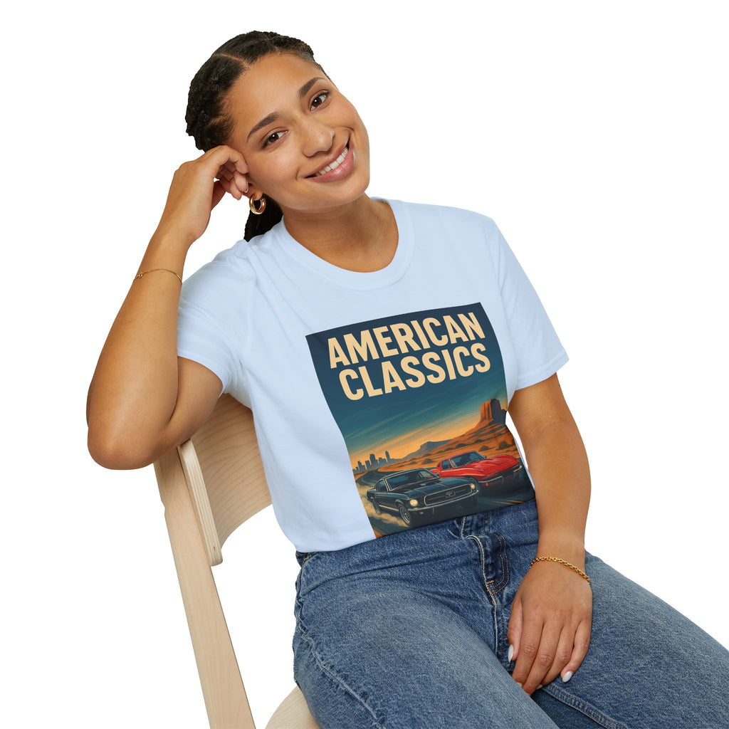 Classic Cars Unisex Softstyle T-Shirt