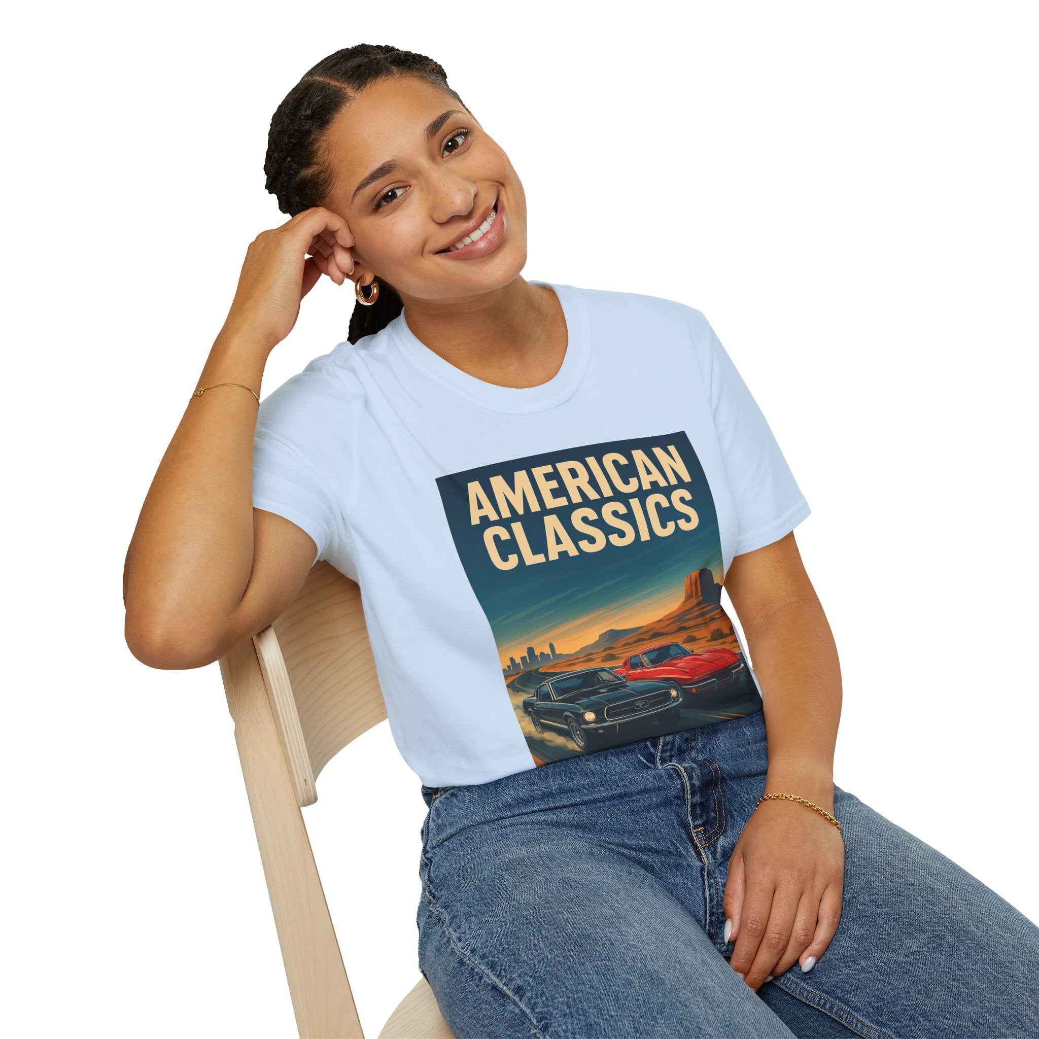 Classic Cars Unisex Softstyle T-Shirt