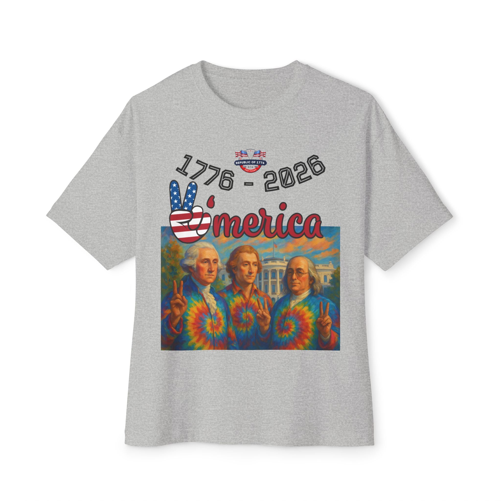 Founding Fathers Collection - Peace - Unisex Oversized Tee