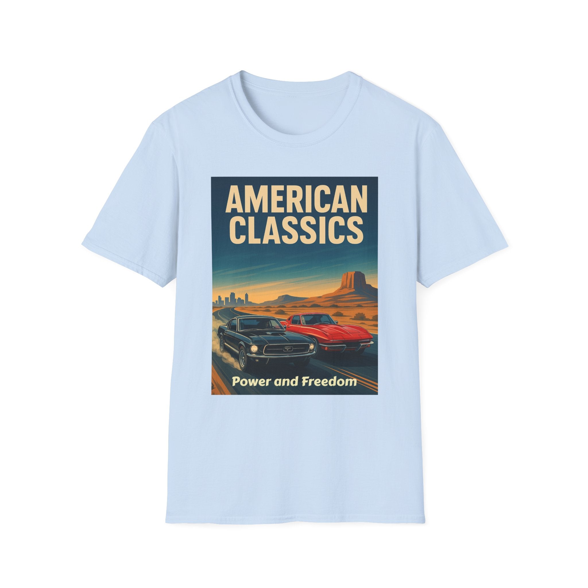 Classic Cars Unisex Softstyle T-Shirt
