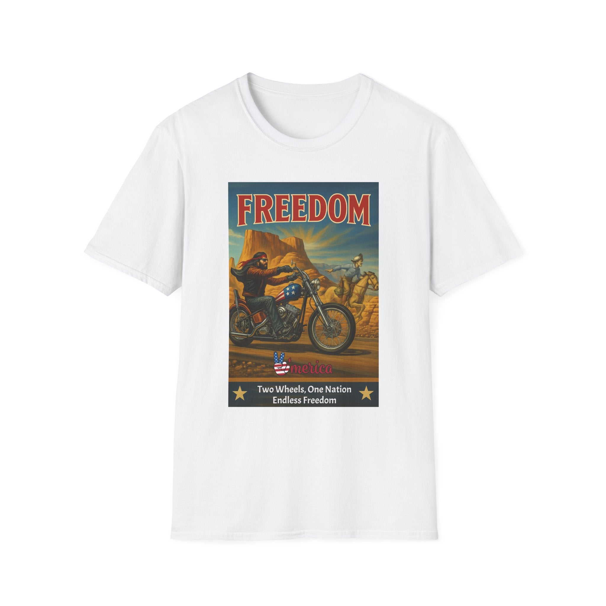 Bike Freedom Unisex Softstyle T-Shirt