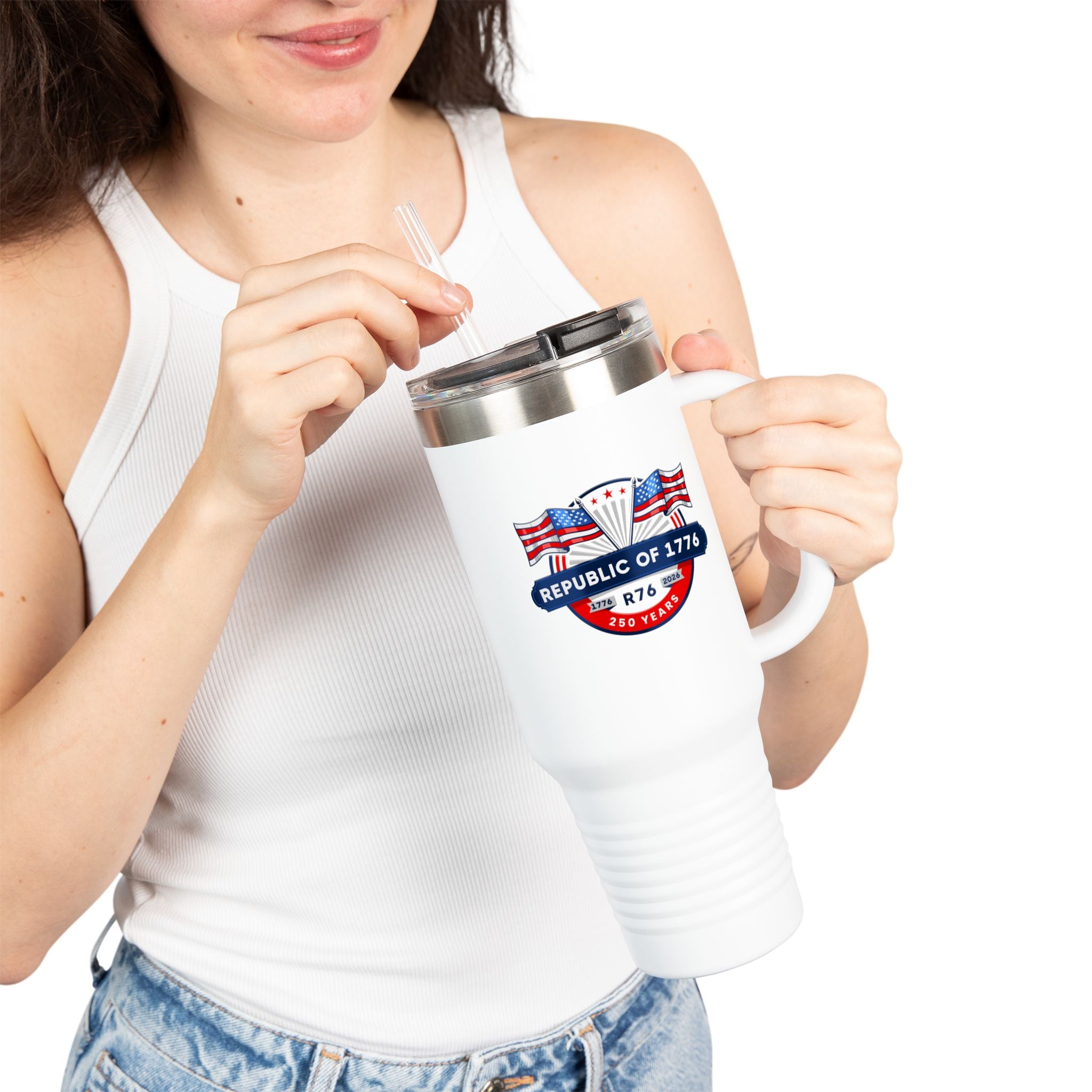 Republic of 1776  Insulated Travel Mug, 40oz