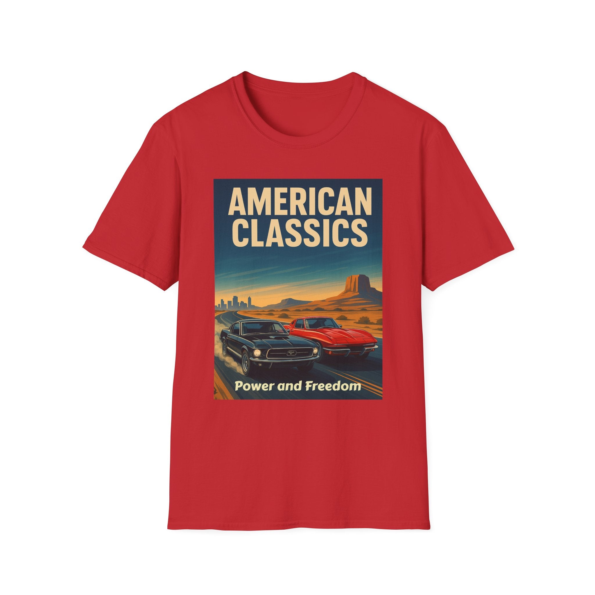 Classic Cars Unisex Softstyle T-Shirt