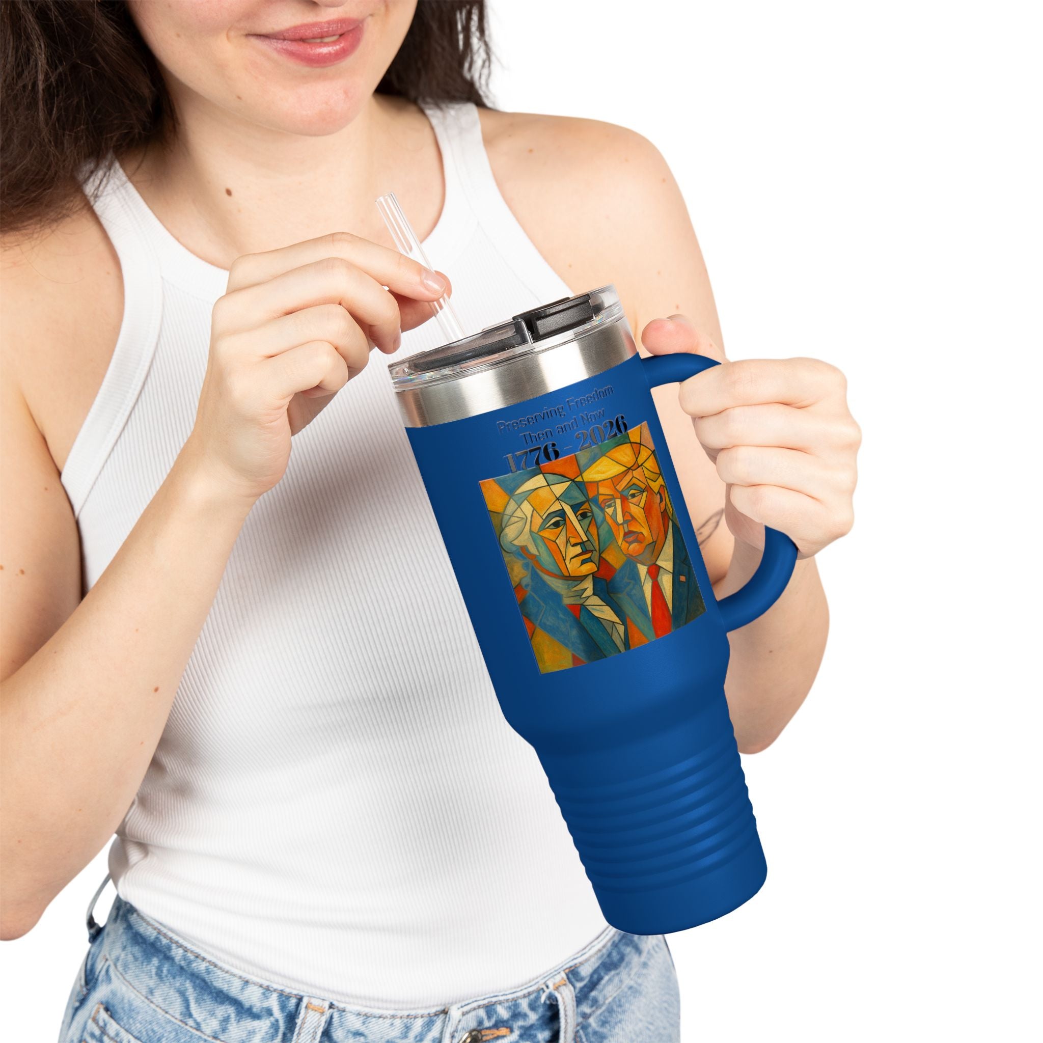 FF Preserving Freedom Insulated Travel Mug, 40oz