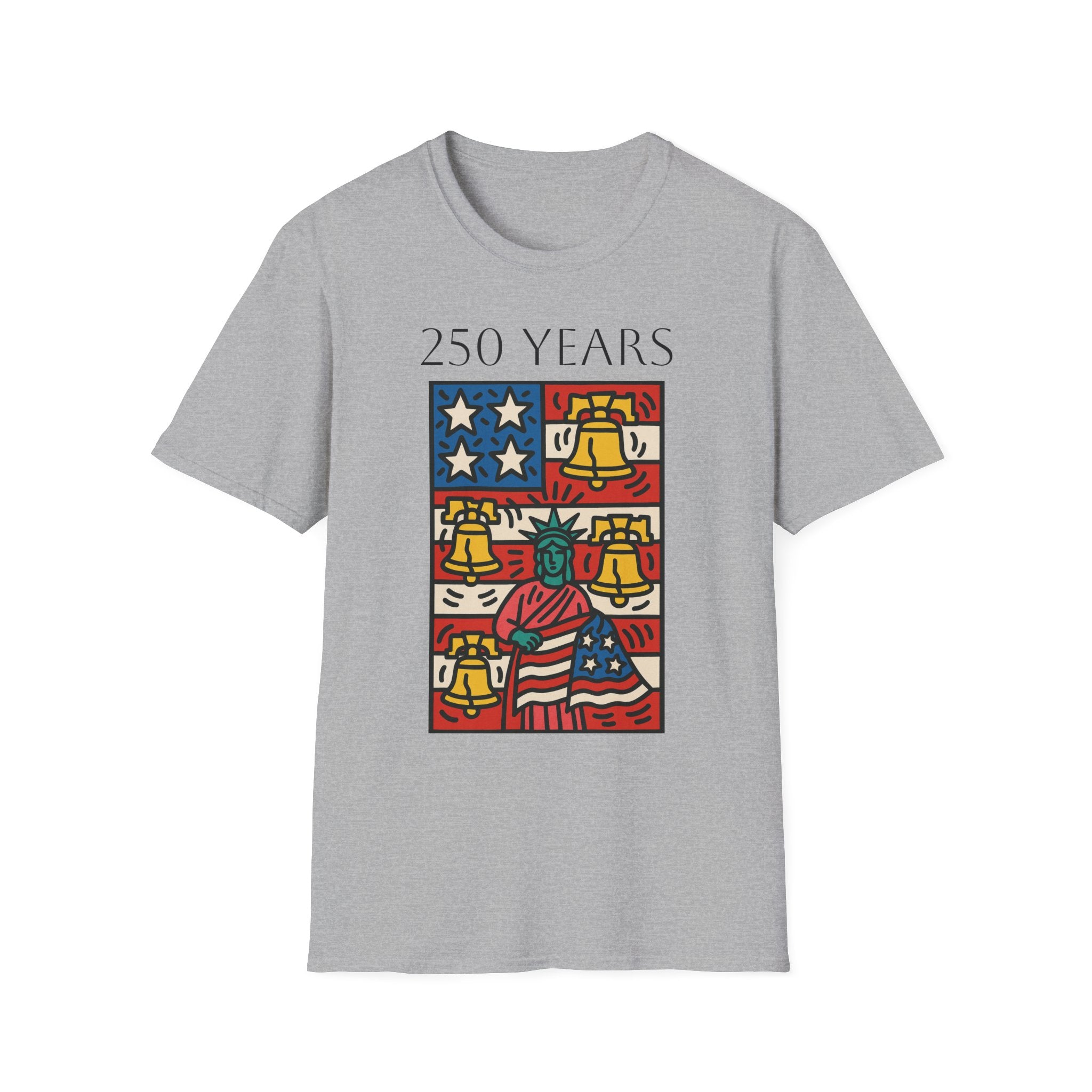 Lady Liberty 250 Unisex Softstyle T-Shirt