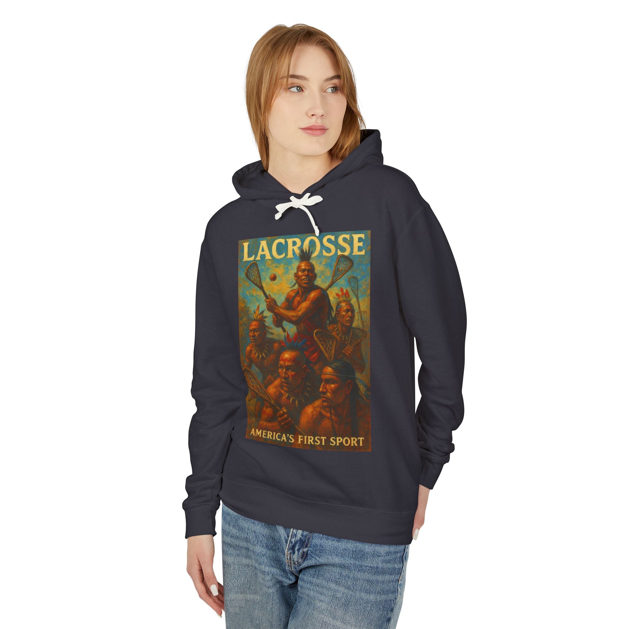 Lacrosse 2 Unisex Lightweight Hooded Sweatshirt