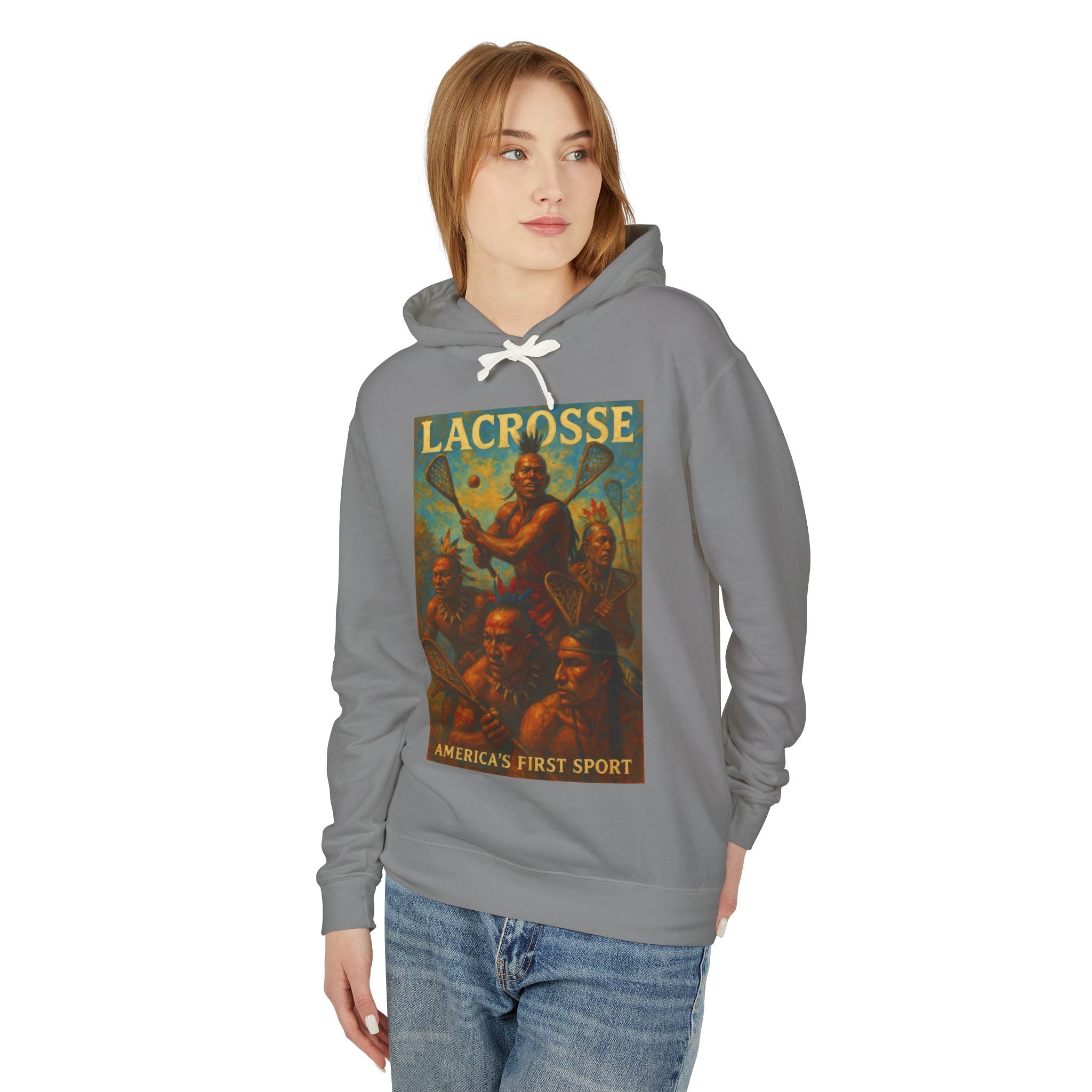 Lacrosse 2 Unisex Lightweight Hooded Sweatshirt