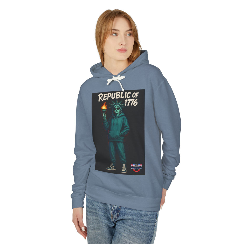 Lady Liberty Kicks Unisex Lightweight Hoodie