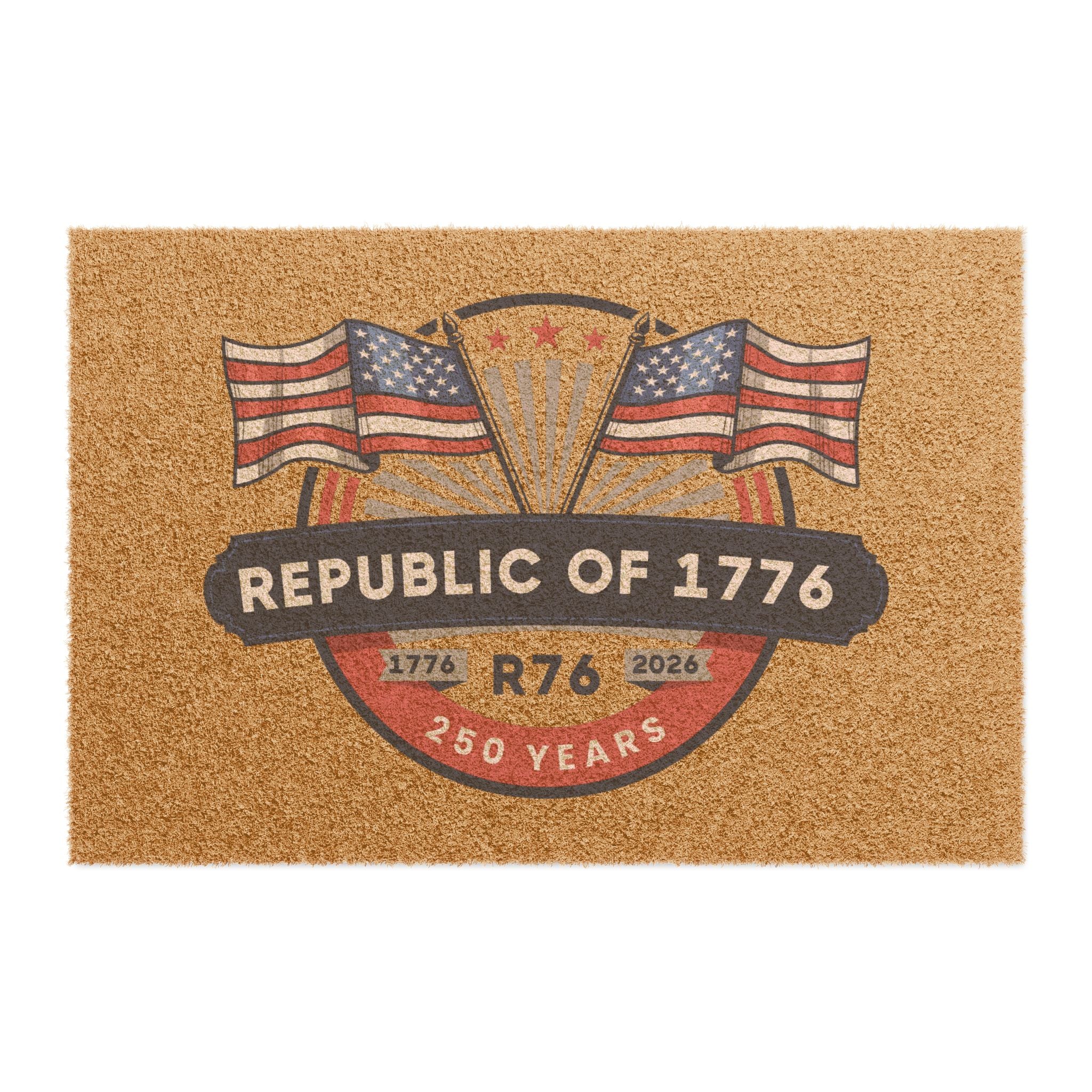 R76 Patriotic Doormat