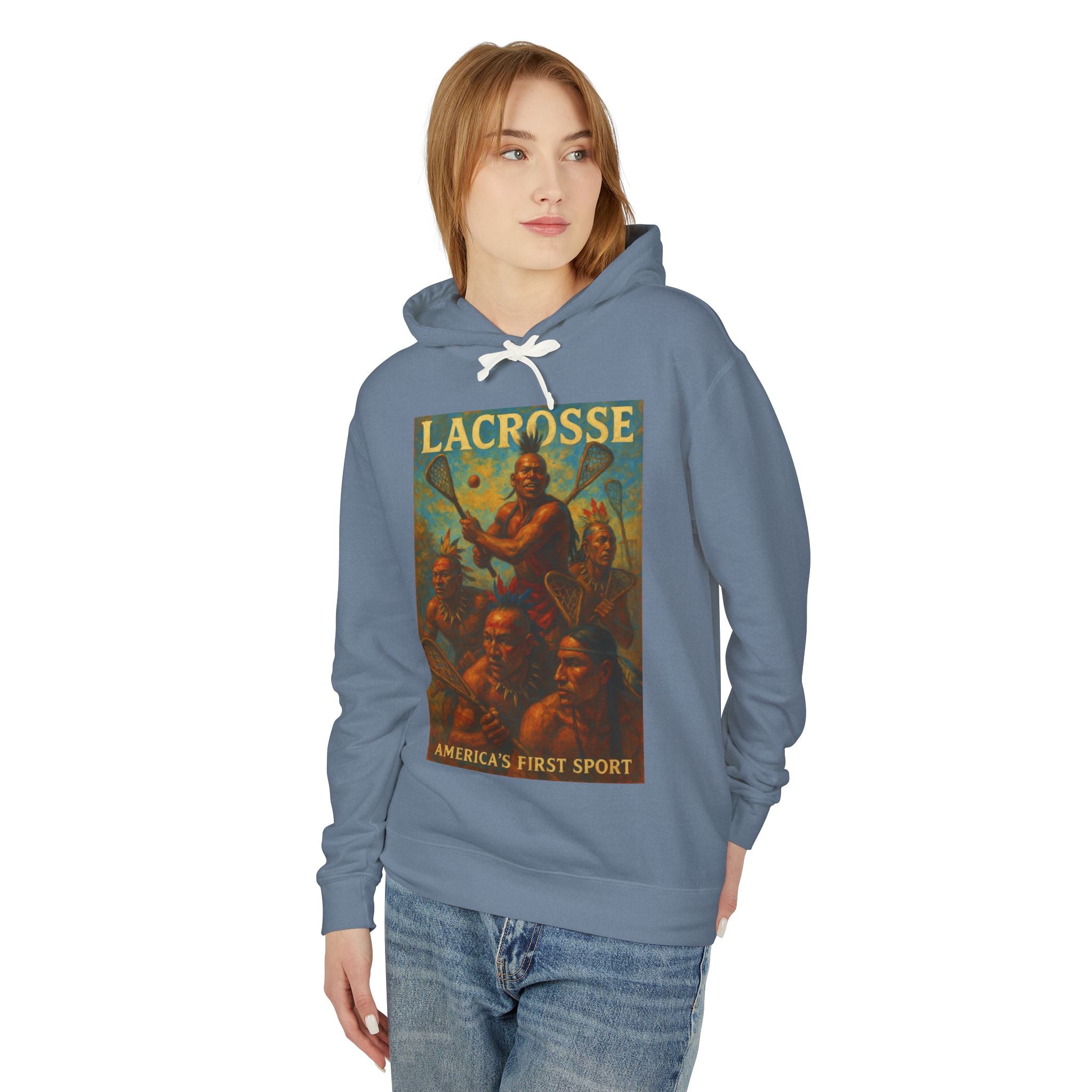 Lacrosse 2 Unisex Lightweight Hooded Sweatshirt
