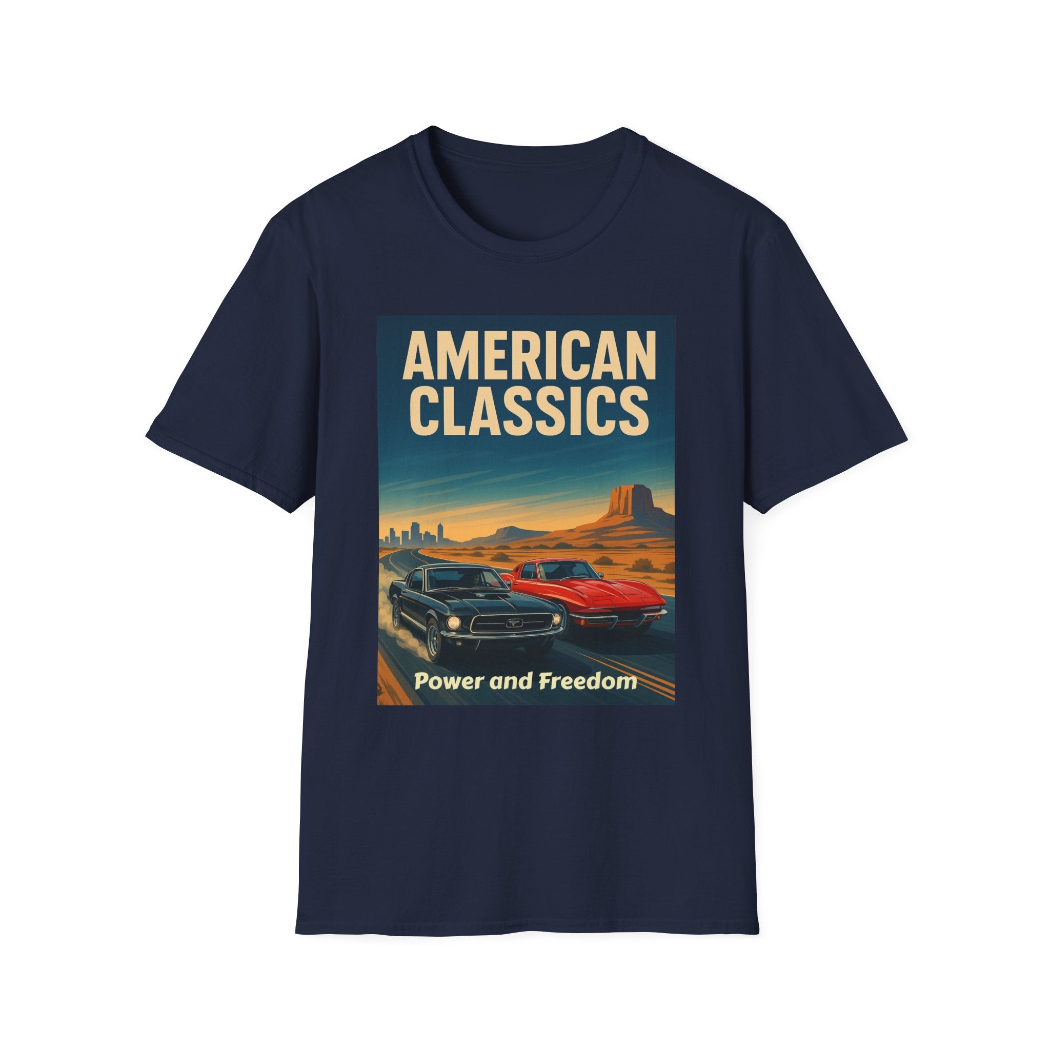 Classic Cars Unisex Softstyle T-Shirt