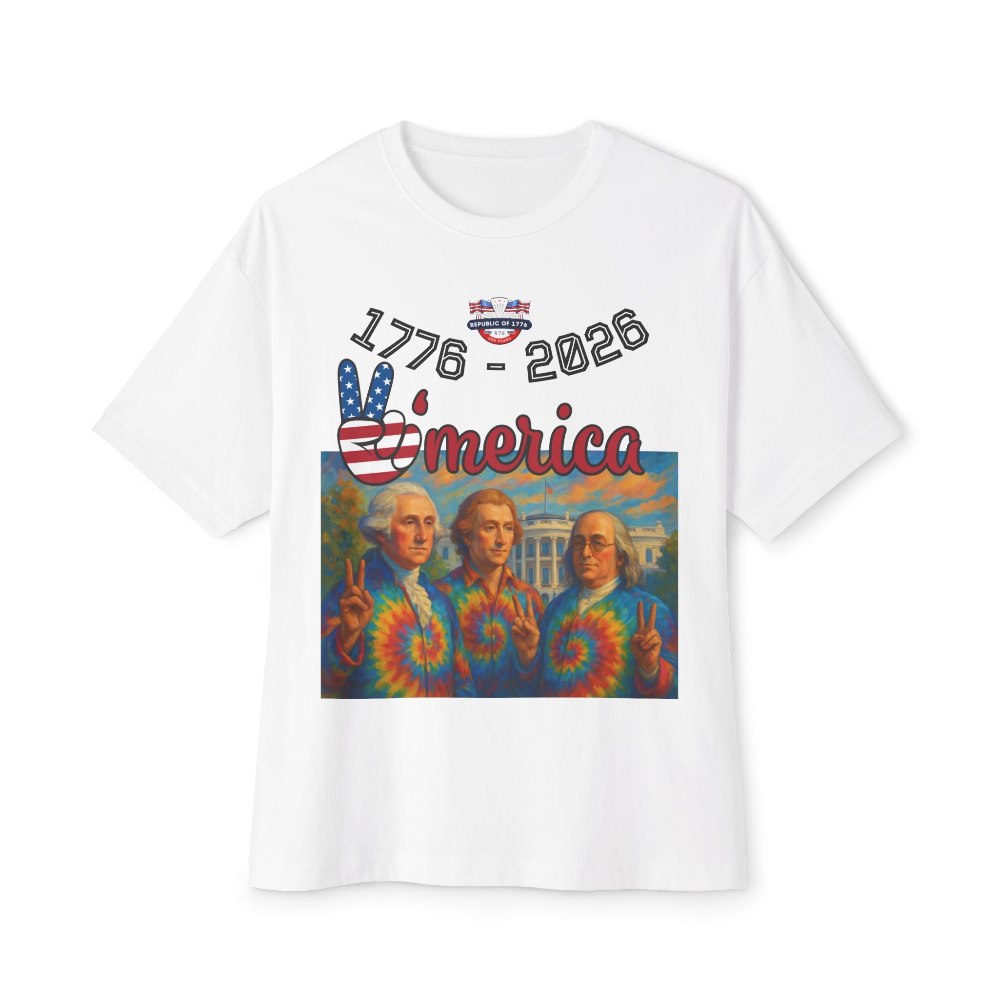 Founding Fathers Collection - Peace - Unisex Oversized Tee