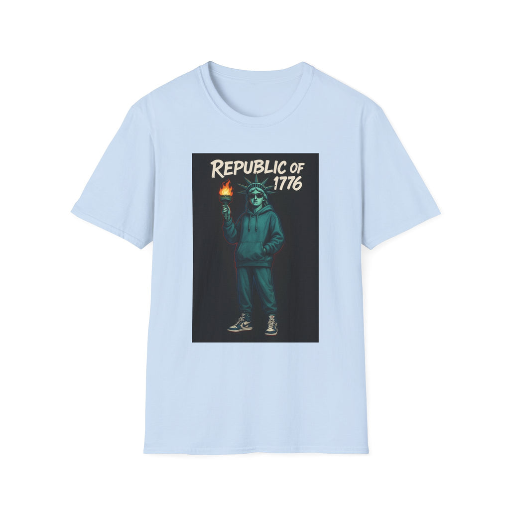 Lady Liberty Kicks Unisex Softstyle T-Shirt