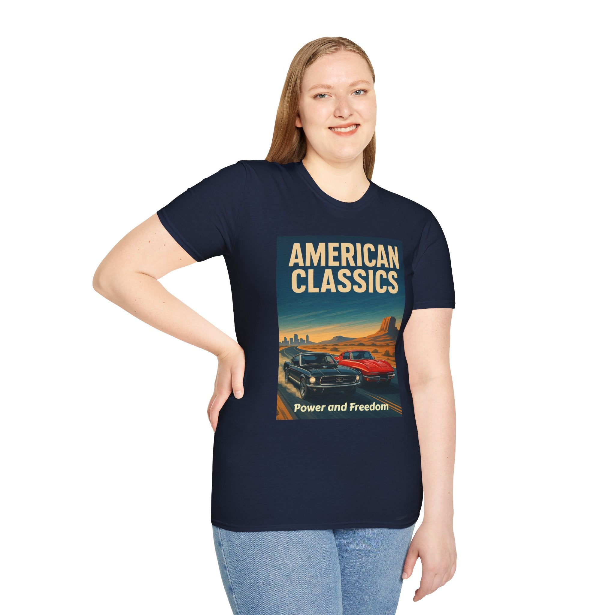 Classic Cars Unisex Softstyle T-Shirt