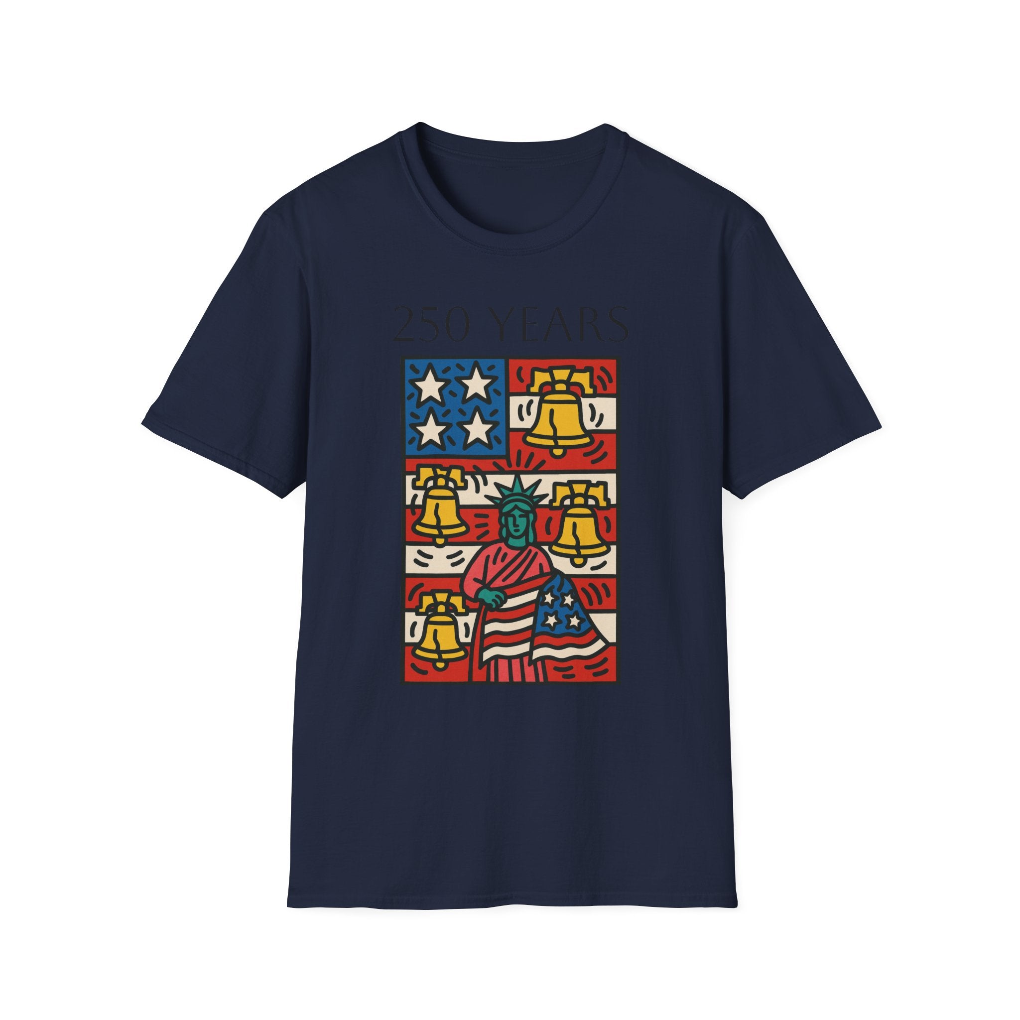 Lady Liberty 250 Unisex Softstyle T-Shirt
