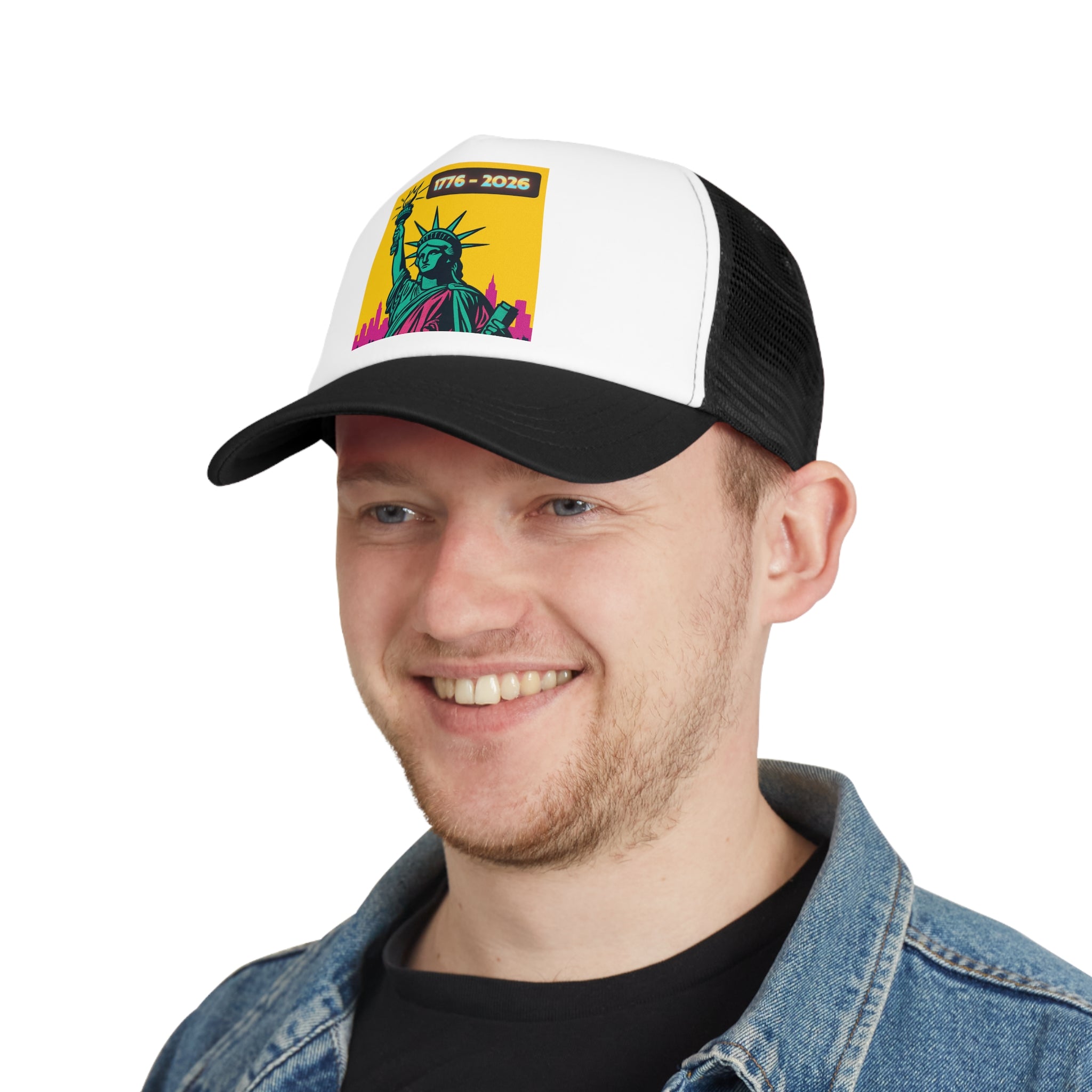 Lady Liberty NY ART Mesh Cap