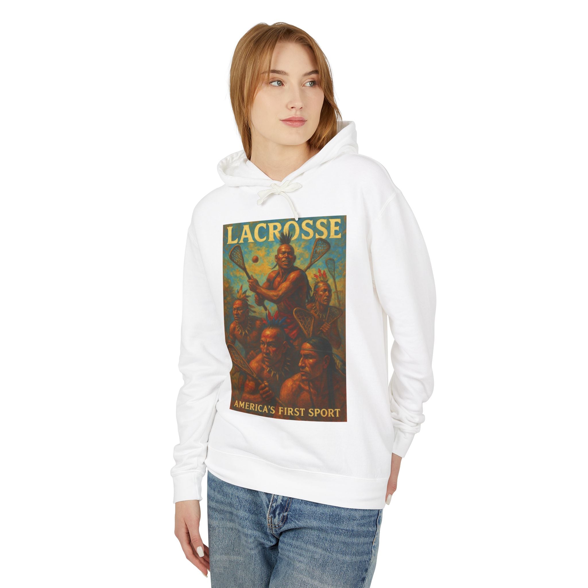 Lacrosse 2 Unisex Lightweight Hooded Sweatshirt