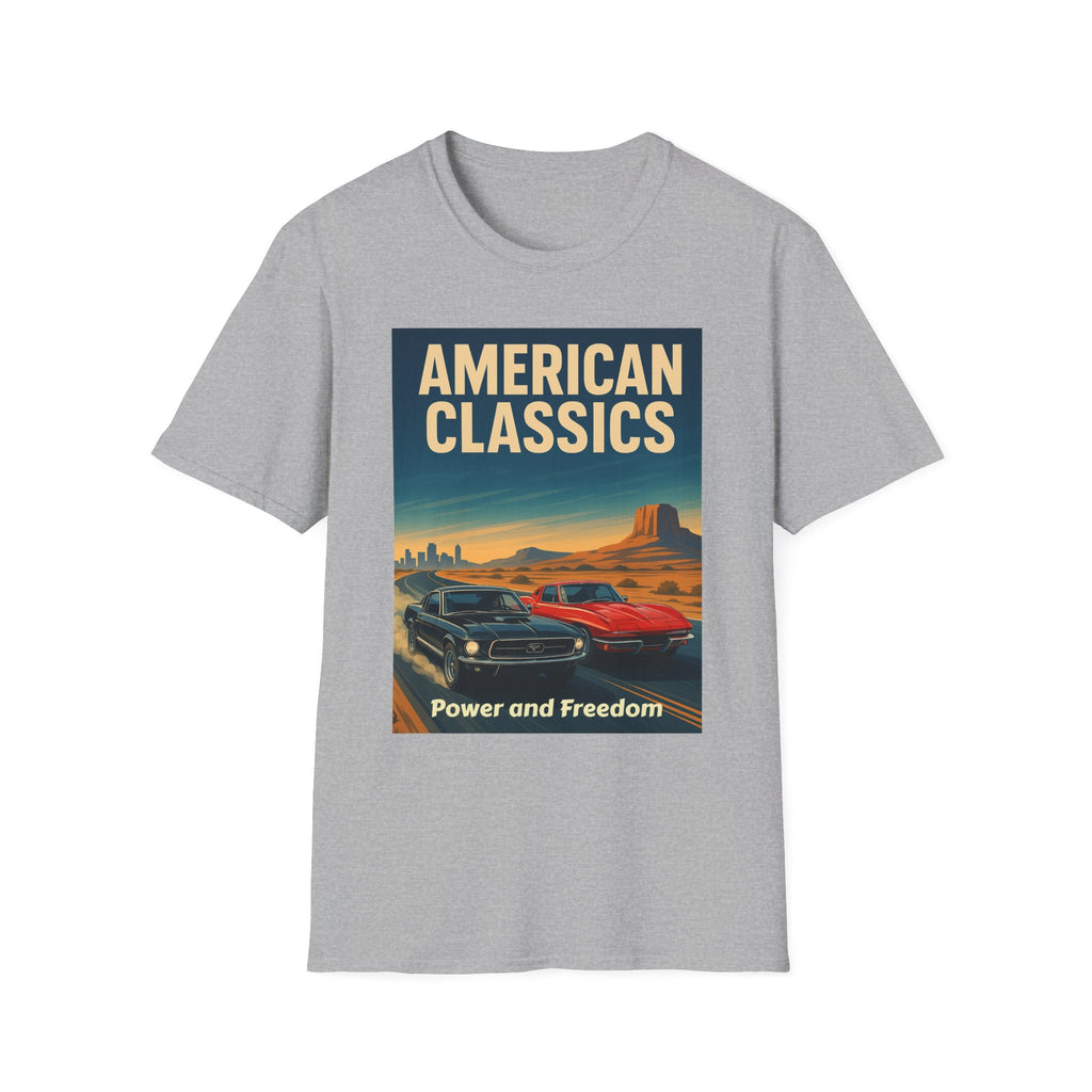 Classic Cars Unisex Softstyle T-Shirt