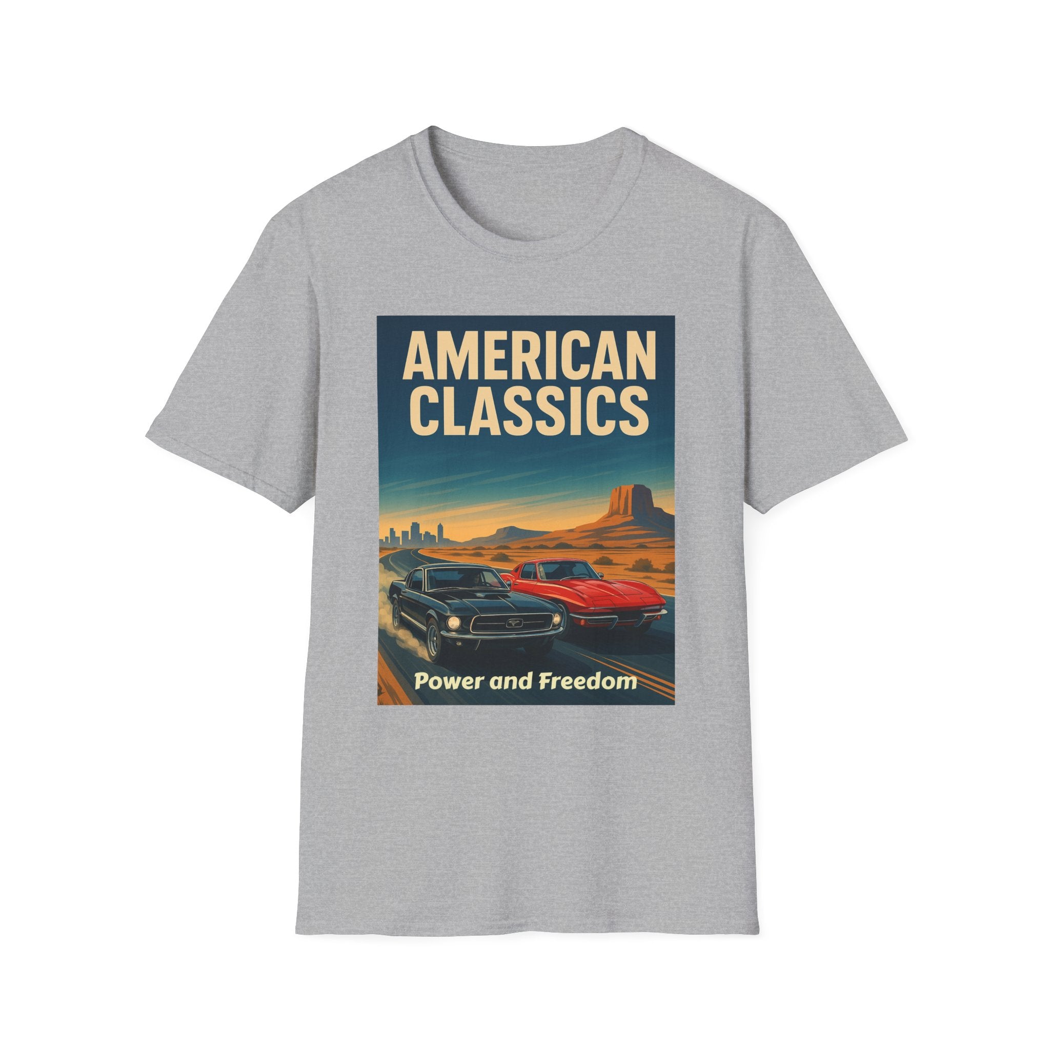 Classic Cars Unisex Softstyle T-Shirt