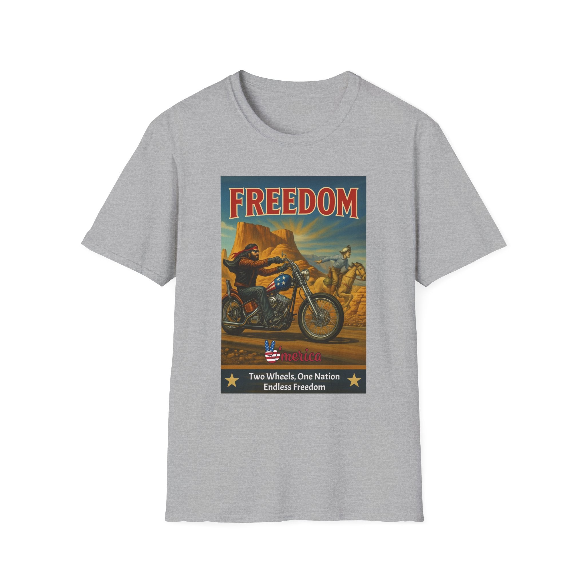 Bike Freedom Unisex Softstyle T-Shirt
