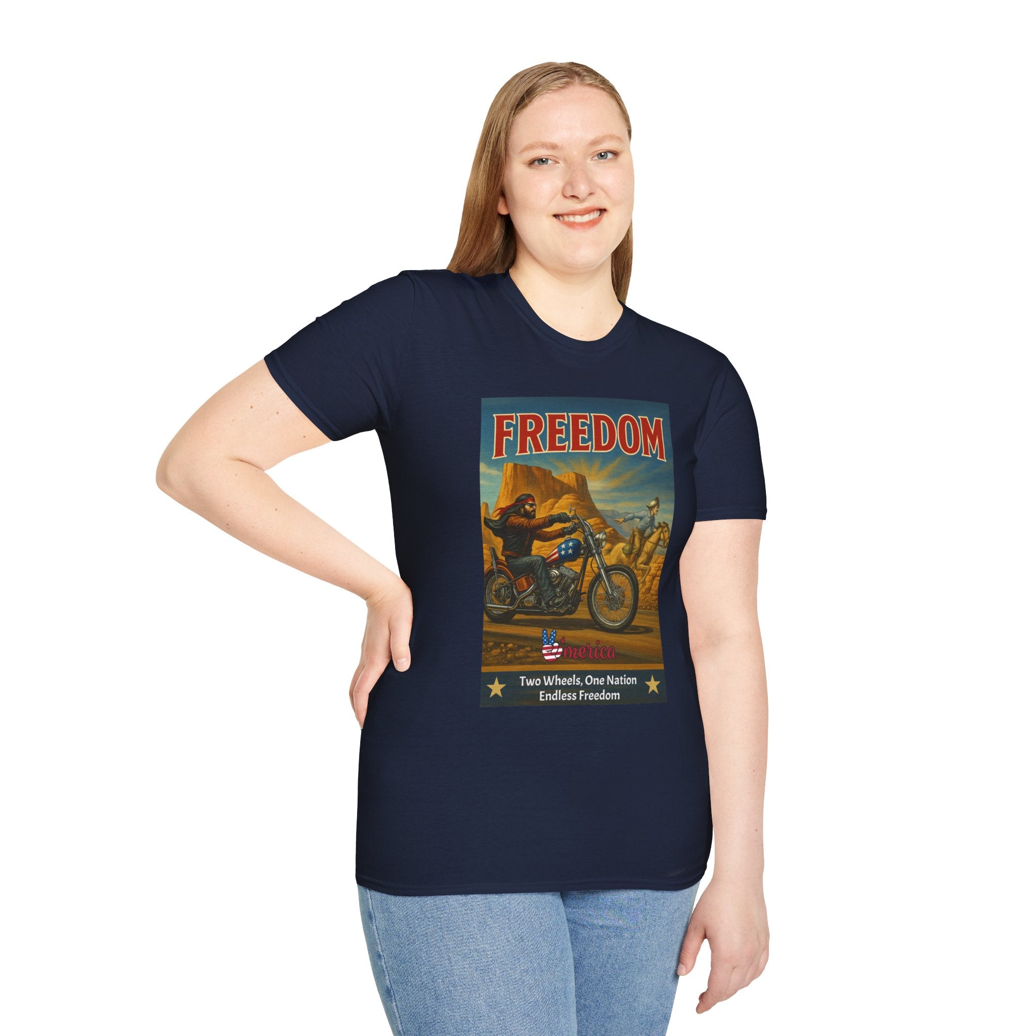 Bike Freedom Unisex Softstyle T-Shirt