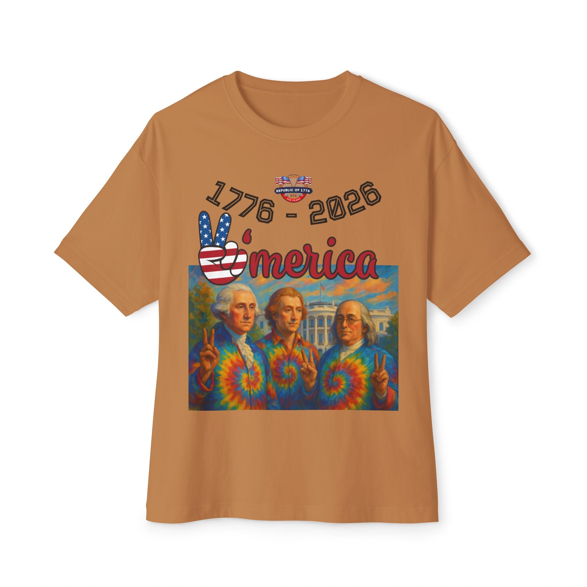Founding Fathers Collection - Peace - Unisex Oversized Tee