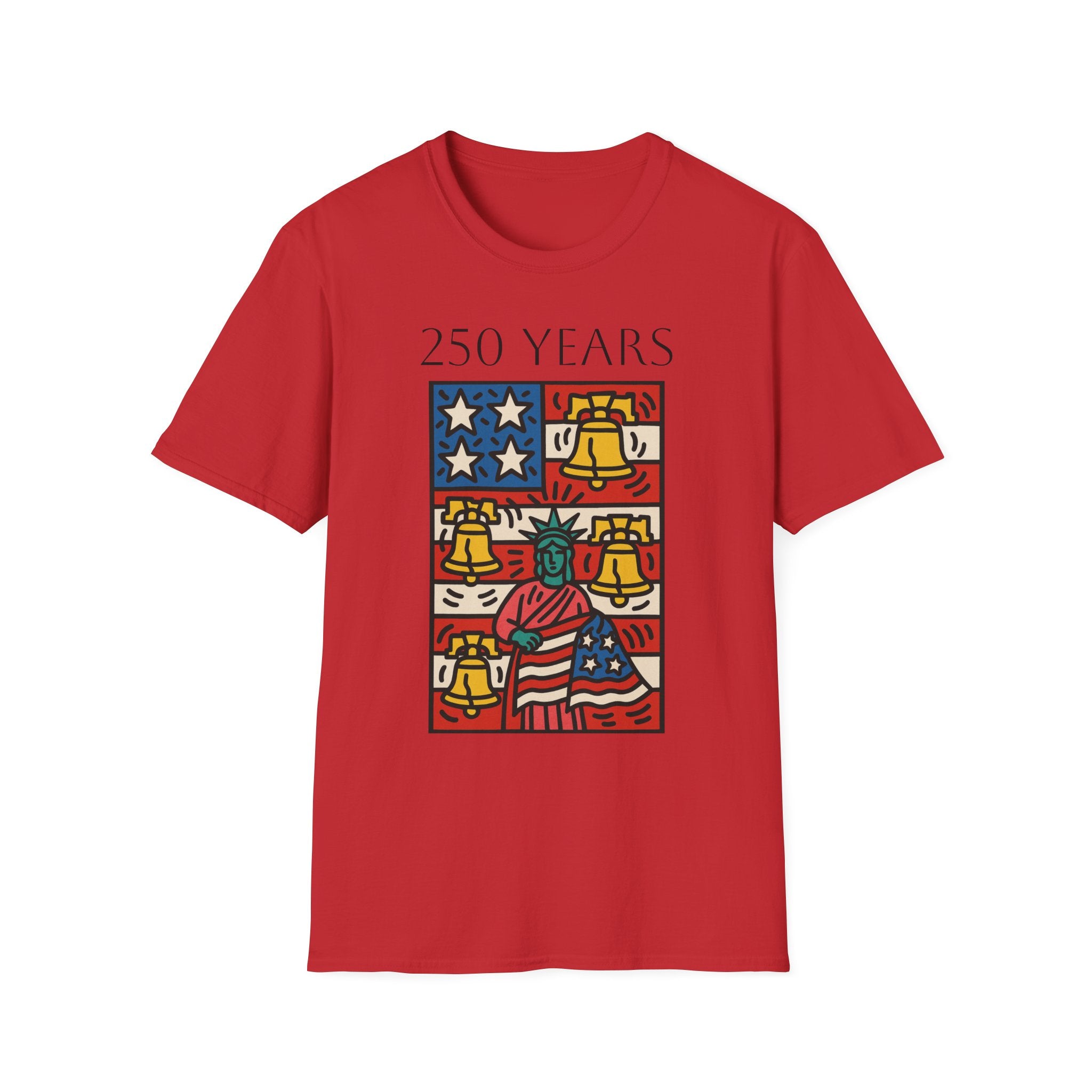 Lady Liberty 250 Unisex Softstyle T-Shirt